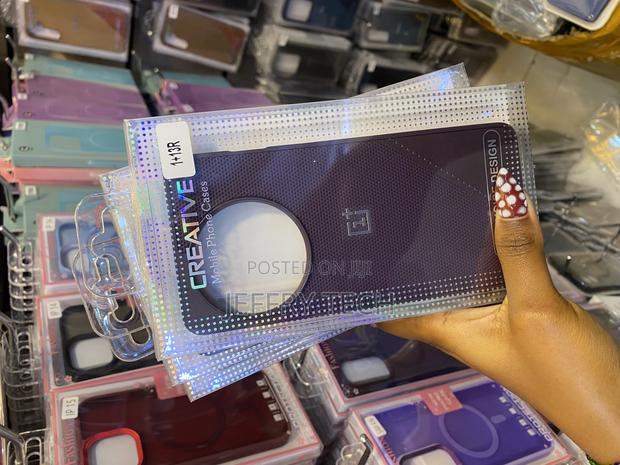 Splicing Leather Back Case for Oneplus 13r With Logo - thumbnail 3