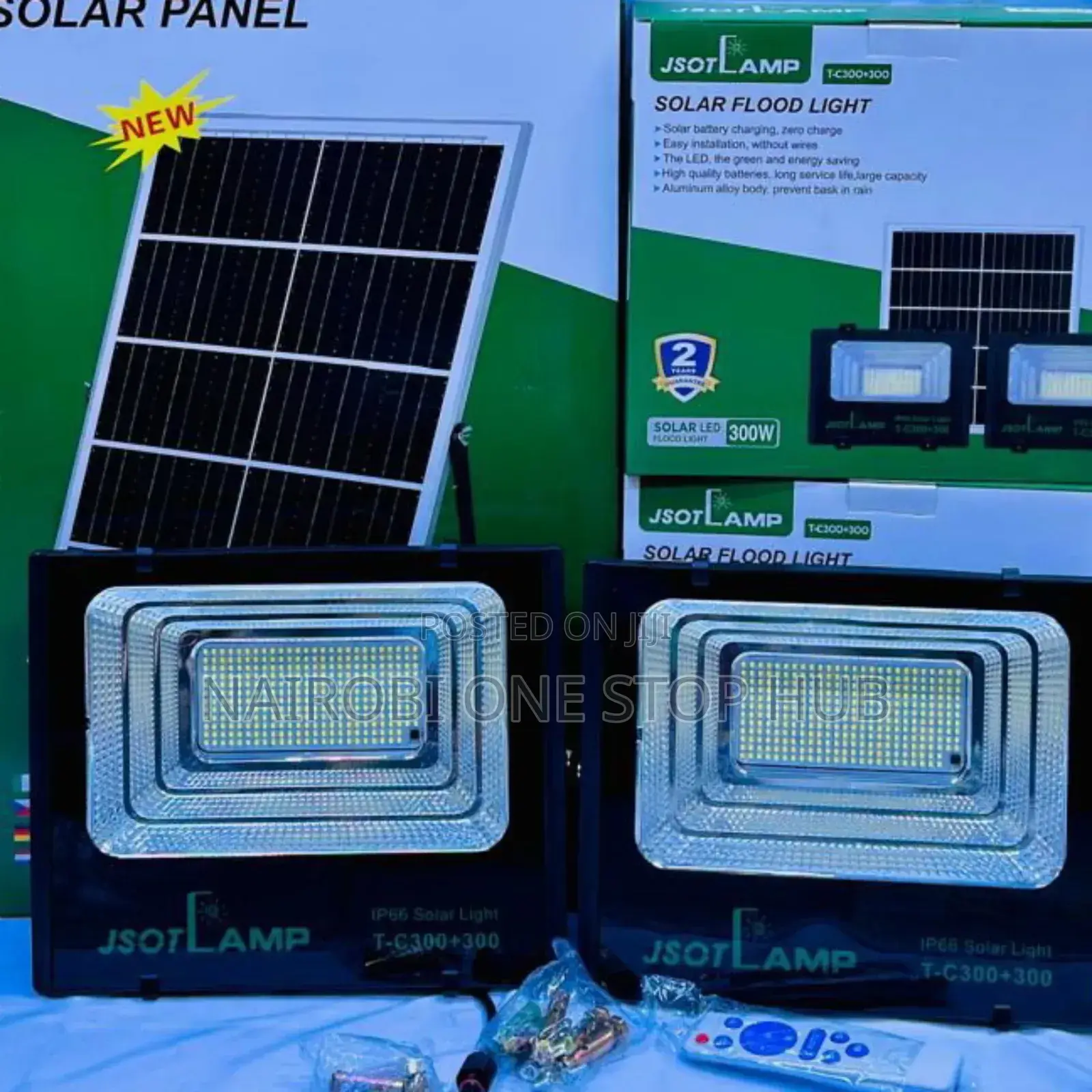 300watts Solar Floodlight 2in1