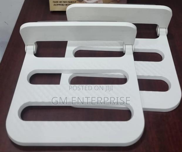 2in1 Adhesive Wall Mounted Folding Bathroom Slippers