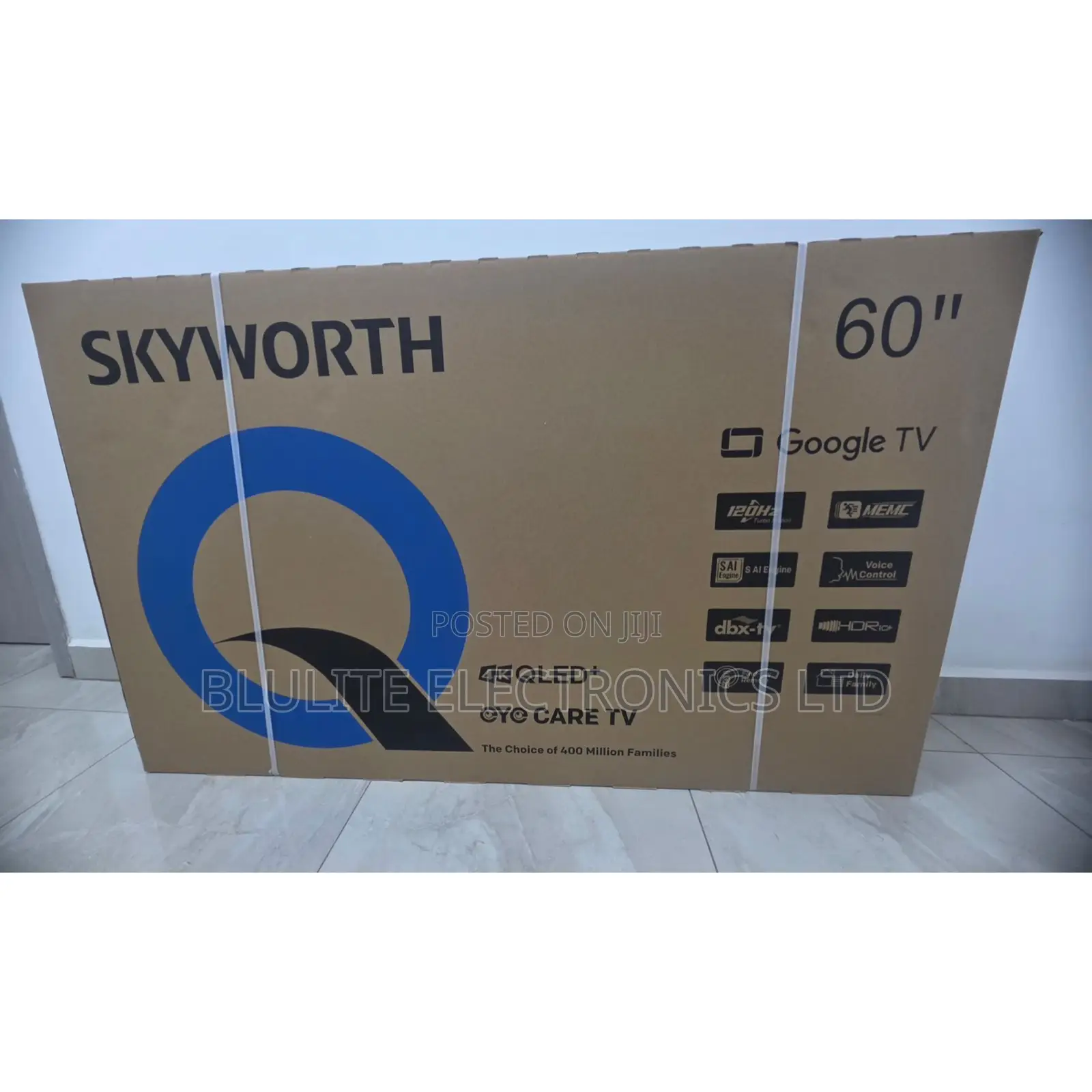 Skyworth 60 Inch Smart Google Qled+ Tv 2025 Model (1 Yr Warranty)