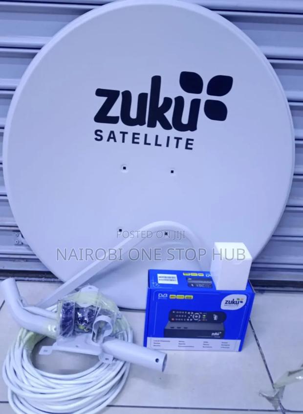 Original Zuku Satellite Dish +Decorder Combo - main view