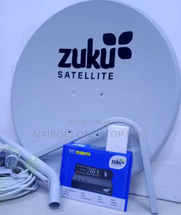 Original Zuku Satellite Dish +Decorder Combo - thumbnail 2