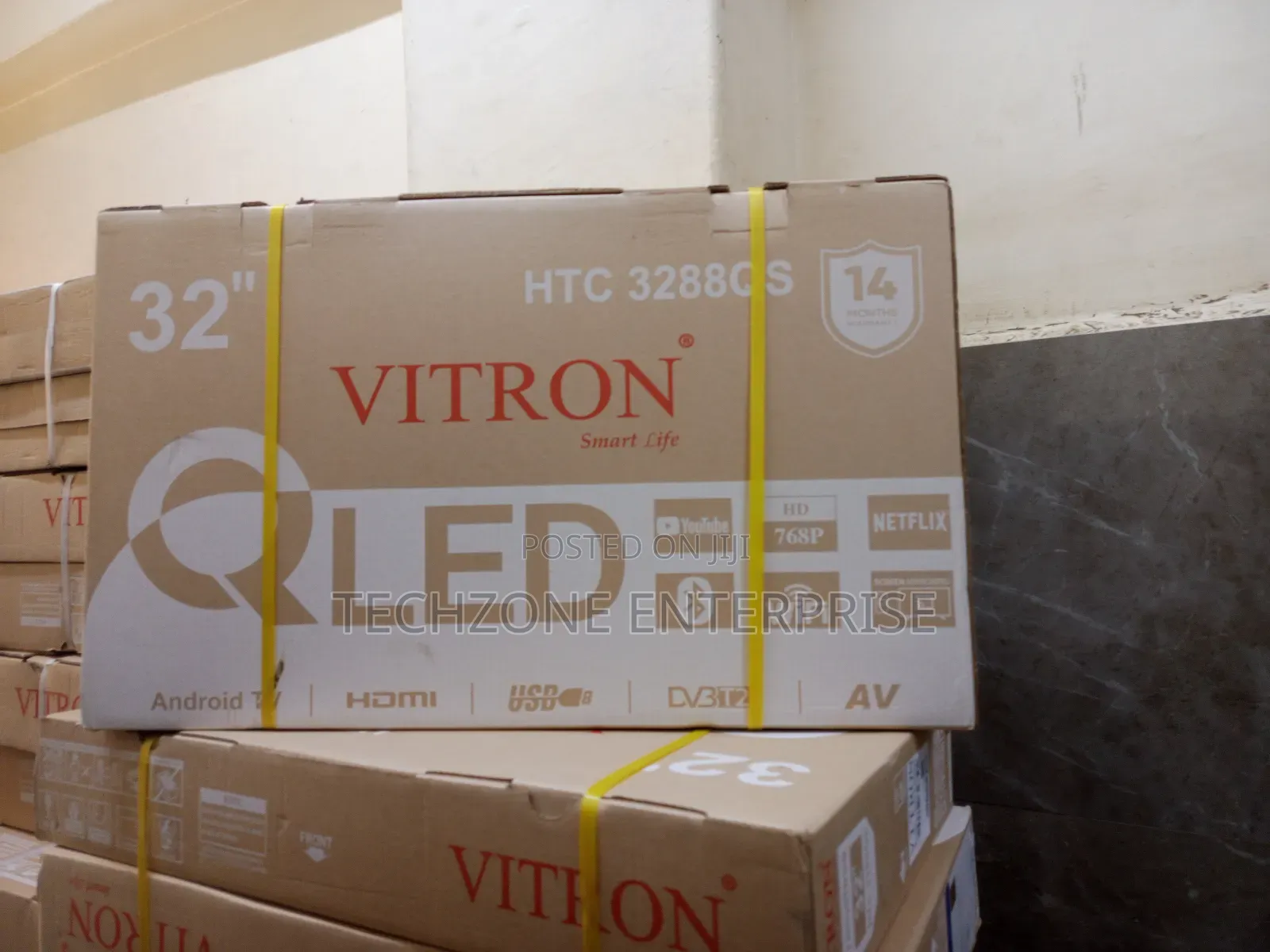 Vitron 32′′ 3288qfs Qled Smart Android Tv New 2025 Multiple Ports