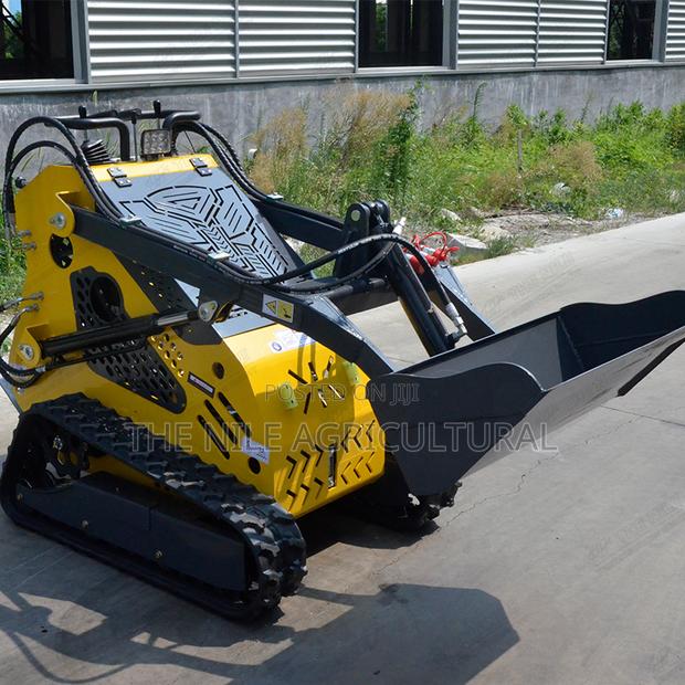Mini Skid Steer Loader, Front-end Loader With Attachments - thumbnail 2