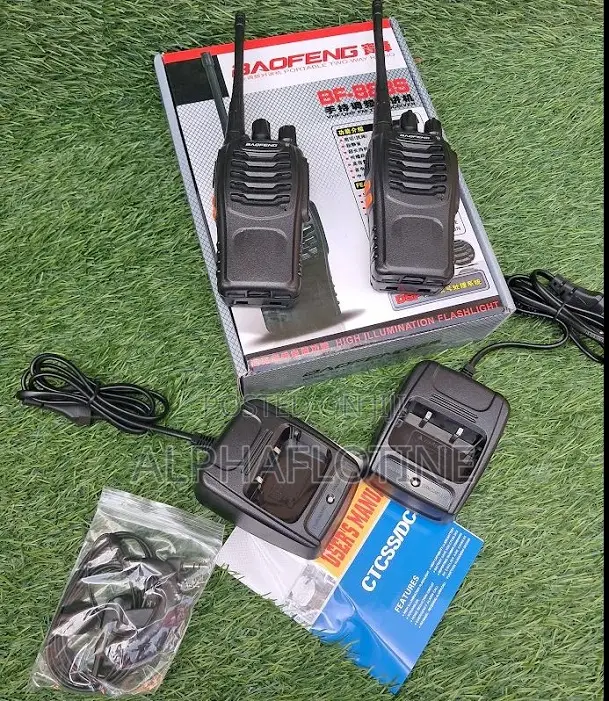 Baofeng Bf-888s Walkie-Talkie (2 Pieces)