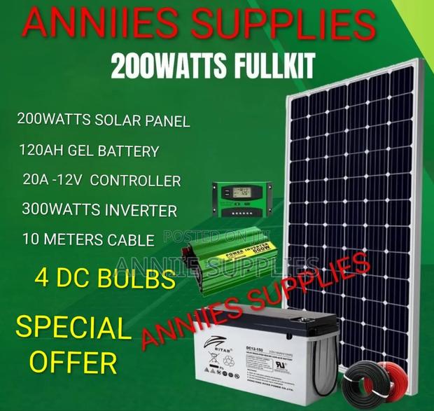 200 Watts Home Solar Power Complete