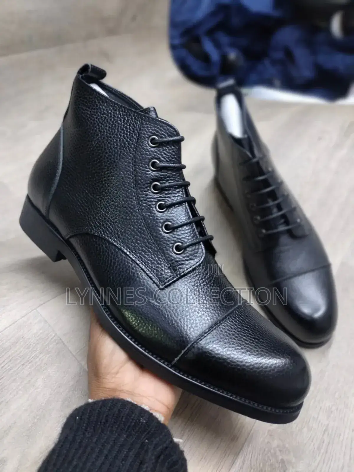Two Tone Leather Boots ,Boots Sizes 39-45