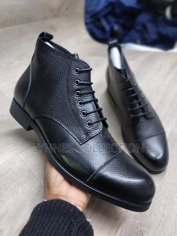 Two Tone Leather Boots ,Boots Sizes 39-45 - thumbnail 2