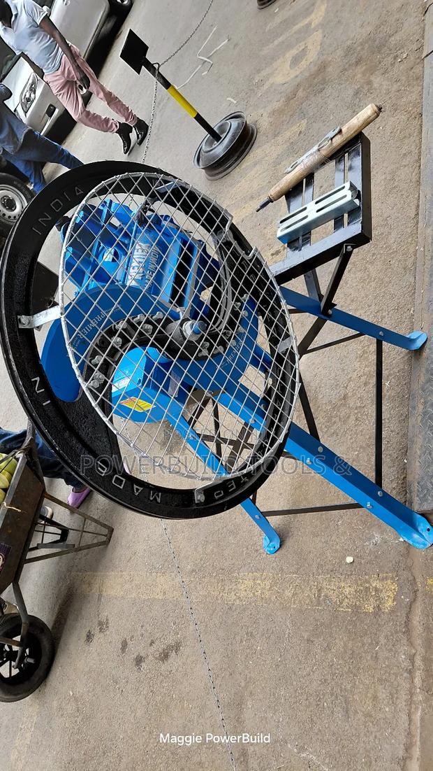 Chaffcutter 2 Blade Premium Indian With Motor/Engine Stand - thumbnail 3