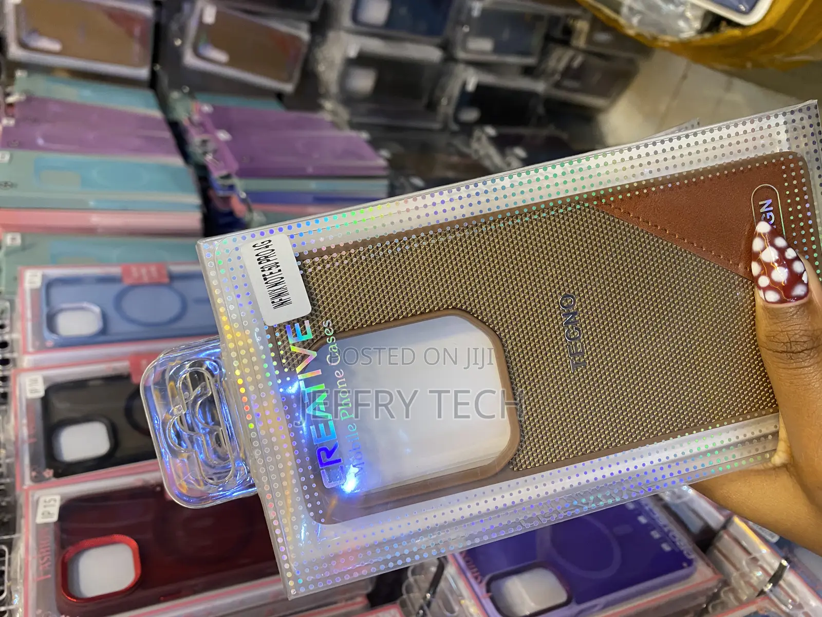 Wanlonfeng Infinix Note 50 Pro 4g Genuine Leather Back Case