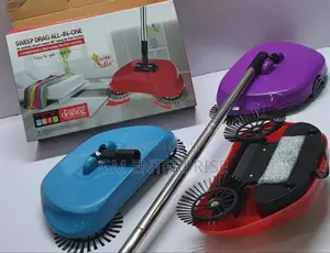*Manual Sweep Drag All in One Rotating Brush