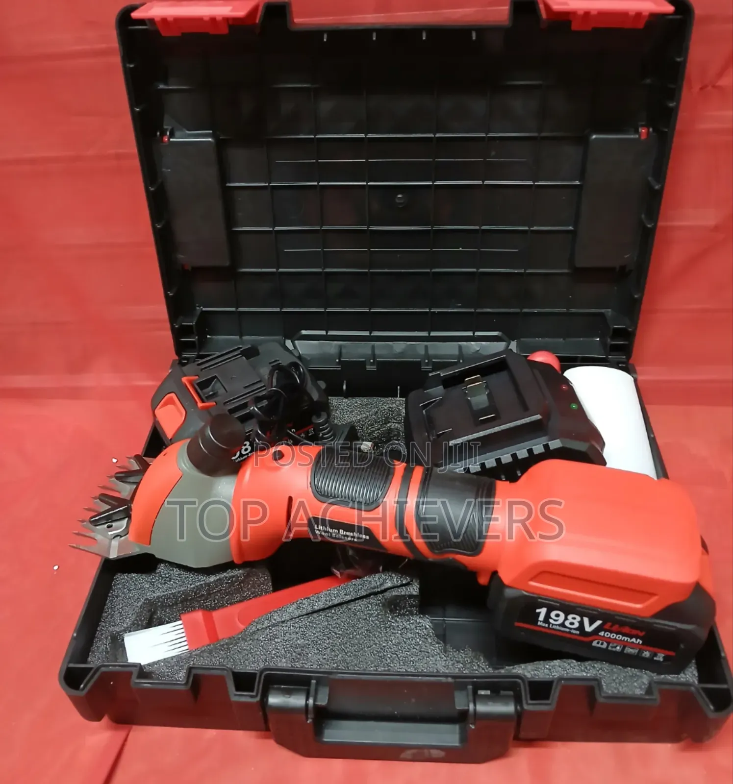 198v Cordless/Rechargeable Wool Shear/Sheep Clipper