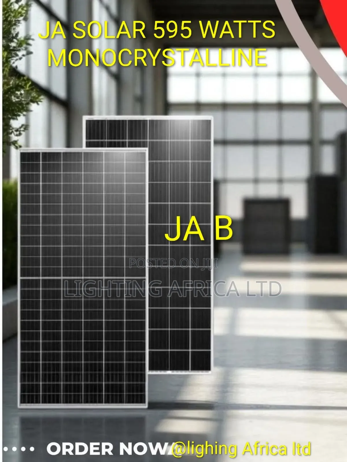 595 Watts Bifacial All Weather Solar Panels Monocrystalline