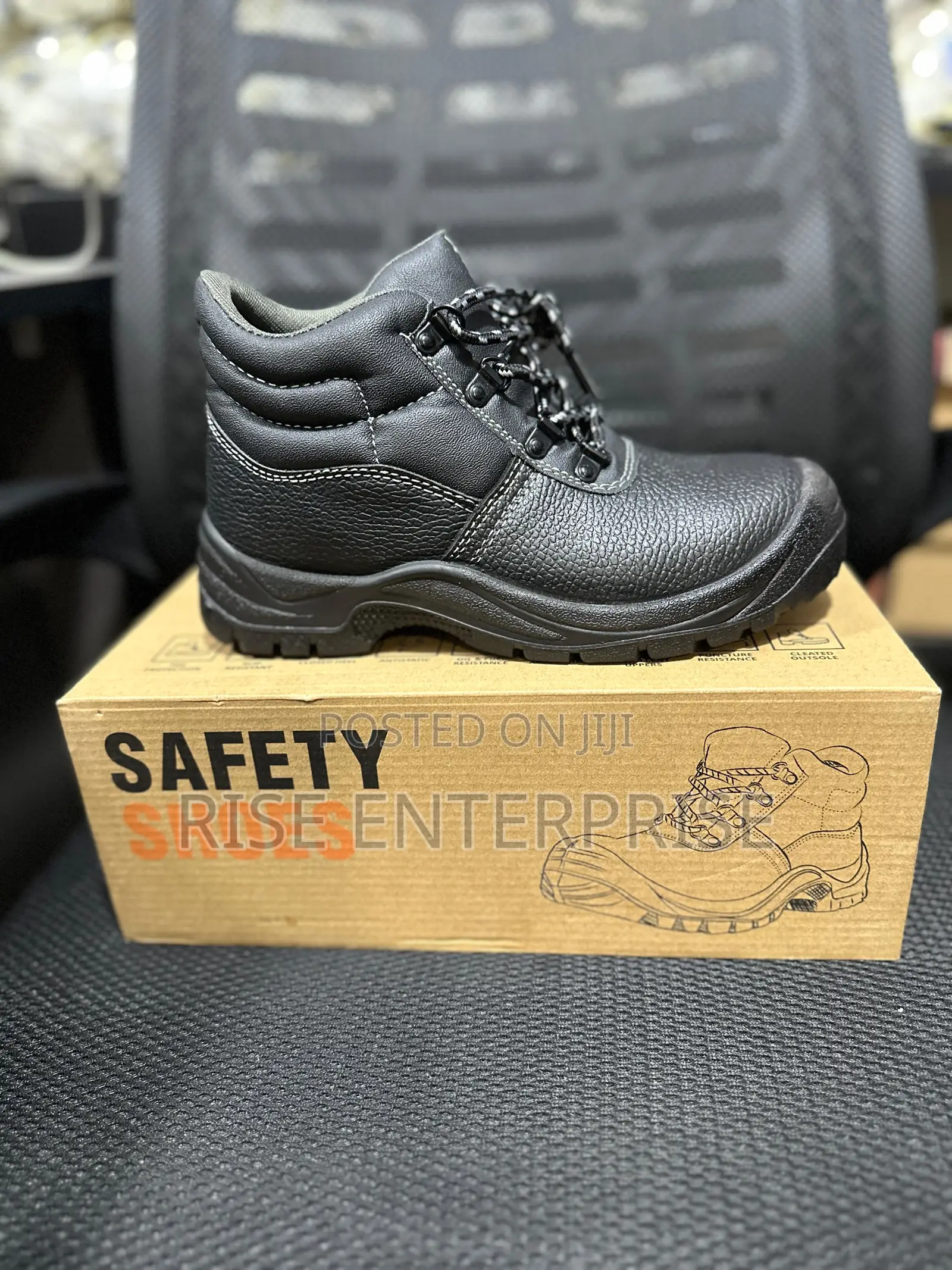 Calzado Leather Safety Boots 36-46