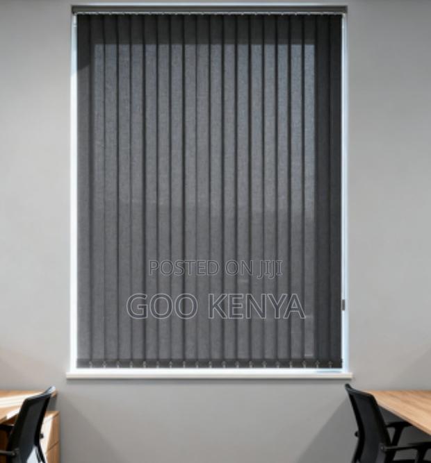 Home Curtains; Vertical Blinds With Adjustable Light Control - thumbnail 2