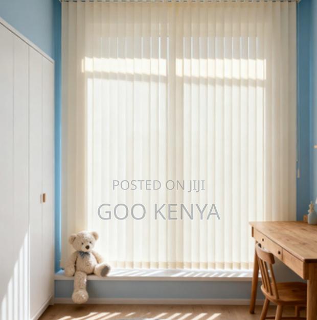 Home Curtains; Vertical Blinds With Adjustable Light Control - thumbnail 3