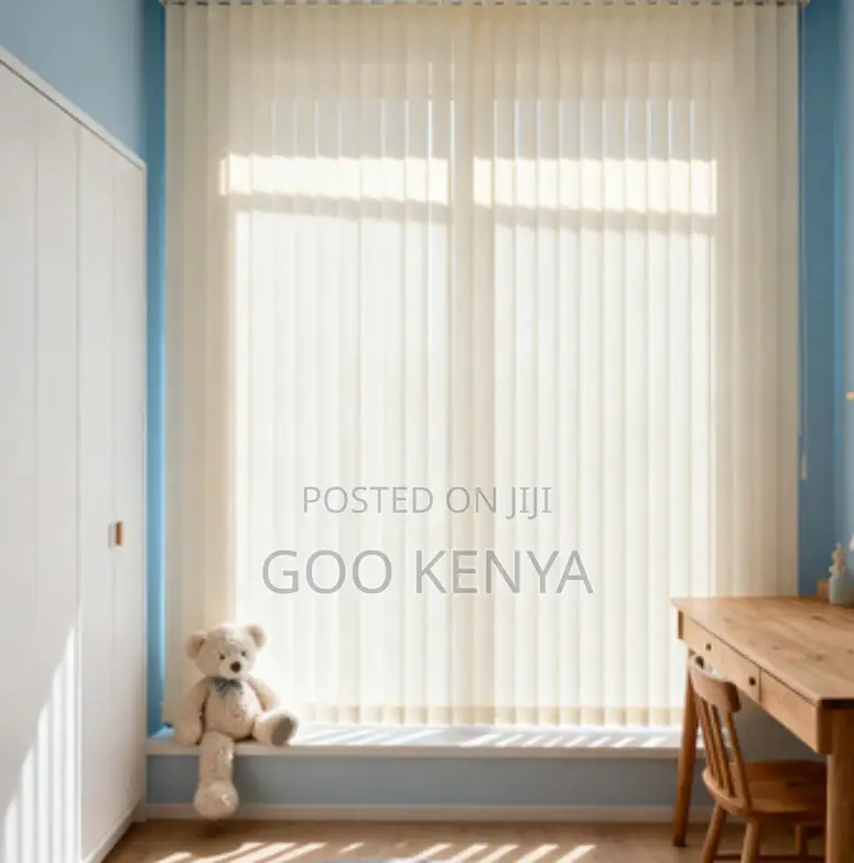 Home Curtains; Vertical Blinds With Adjustable Light Control
