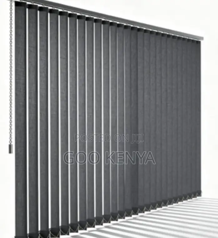 Home Curtains; Vertical Blinds With Adjustable Light Control