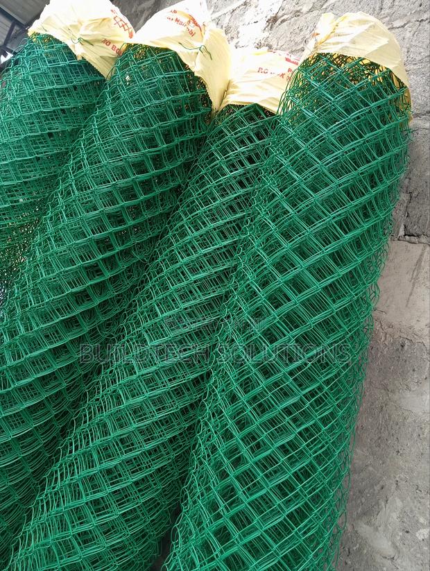 Green Plastic Coated Fence 6 Ft - thumbnail 3