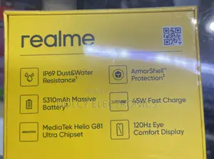 New Realme C75x 256 GB Black