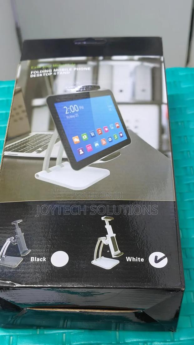 Desktop Stable Adjustable Phone/Tablet Holder, Strong Base. - thumbnail 3
