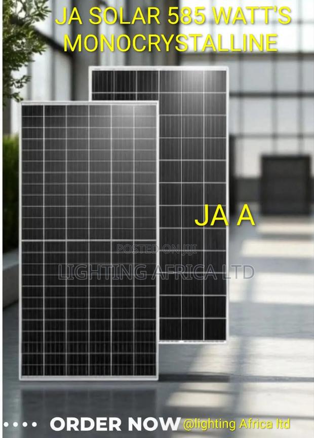 Ja 585 Watts Monocrystalline All Weather Solar Panels - main view