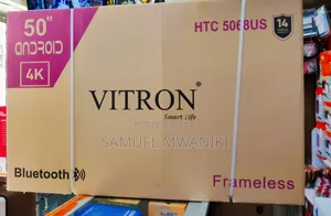 Vitron 50′′ Smart Uhd Android Led Tv – New Model Frameless Screen