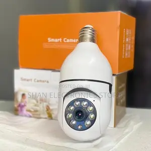 Affordable; PTZ Bulb Camera 1080p Auto Rotating Wifi CCTV in Kenya