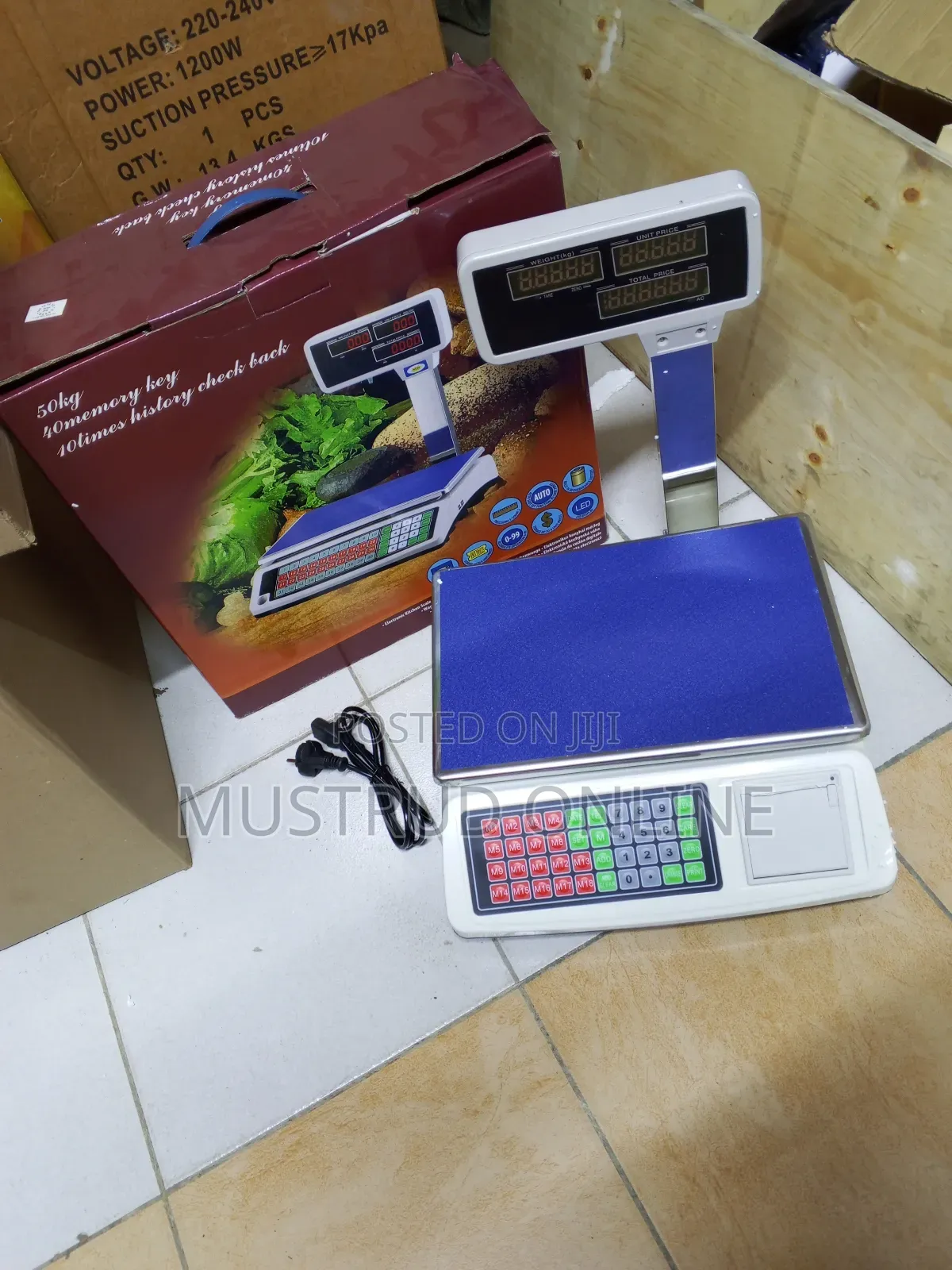 Receipt Scale Maximum Weighing 50kgs