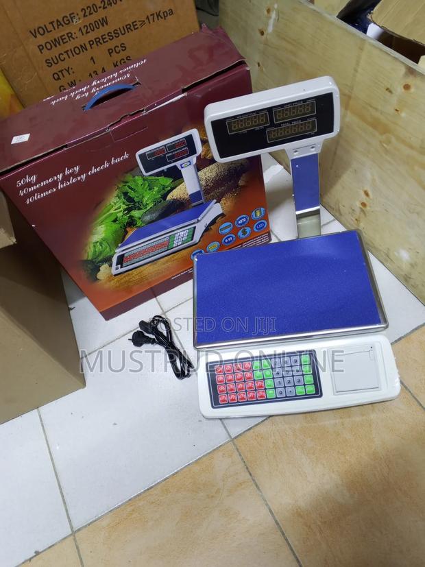Receipt Scale Maximum Weighing 50kgs