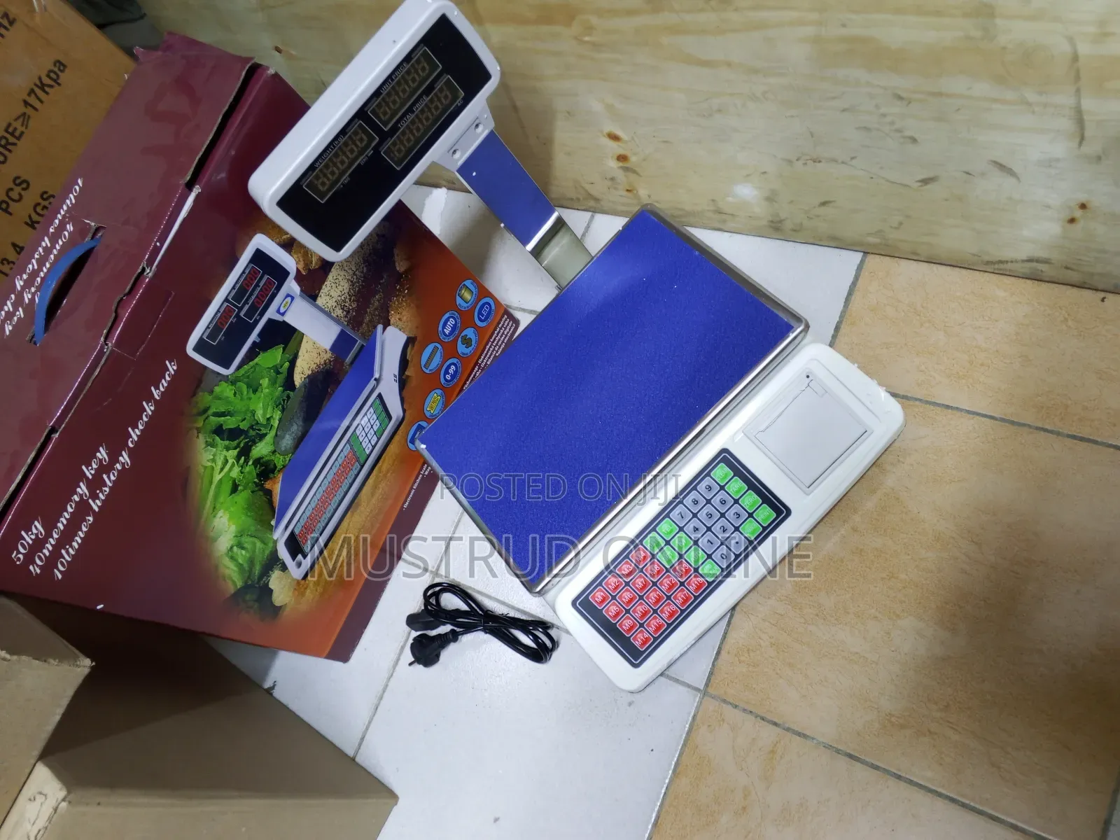 Receipt Scale Maximum Weighing 50kgs