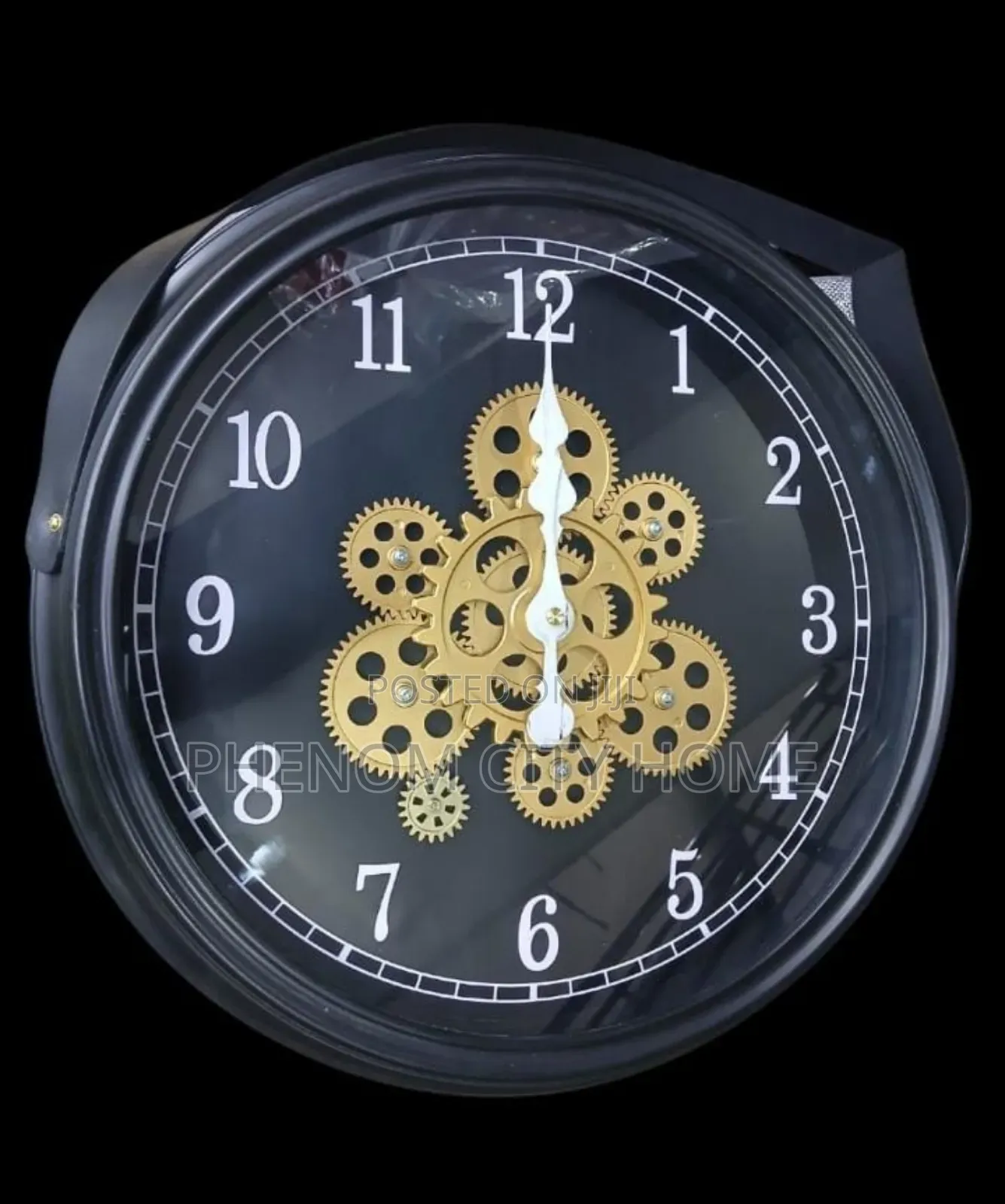 Rotating Moving Gear Wall Clock Available
