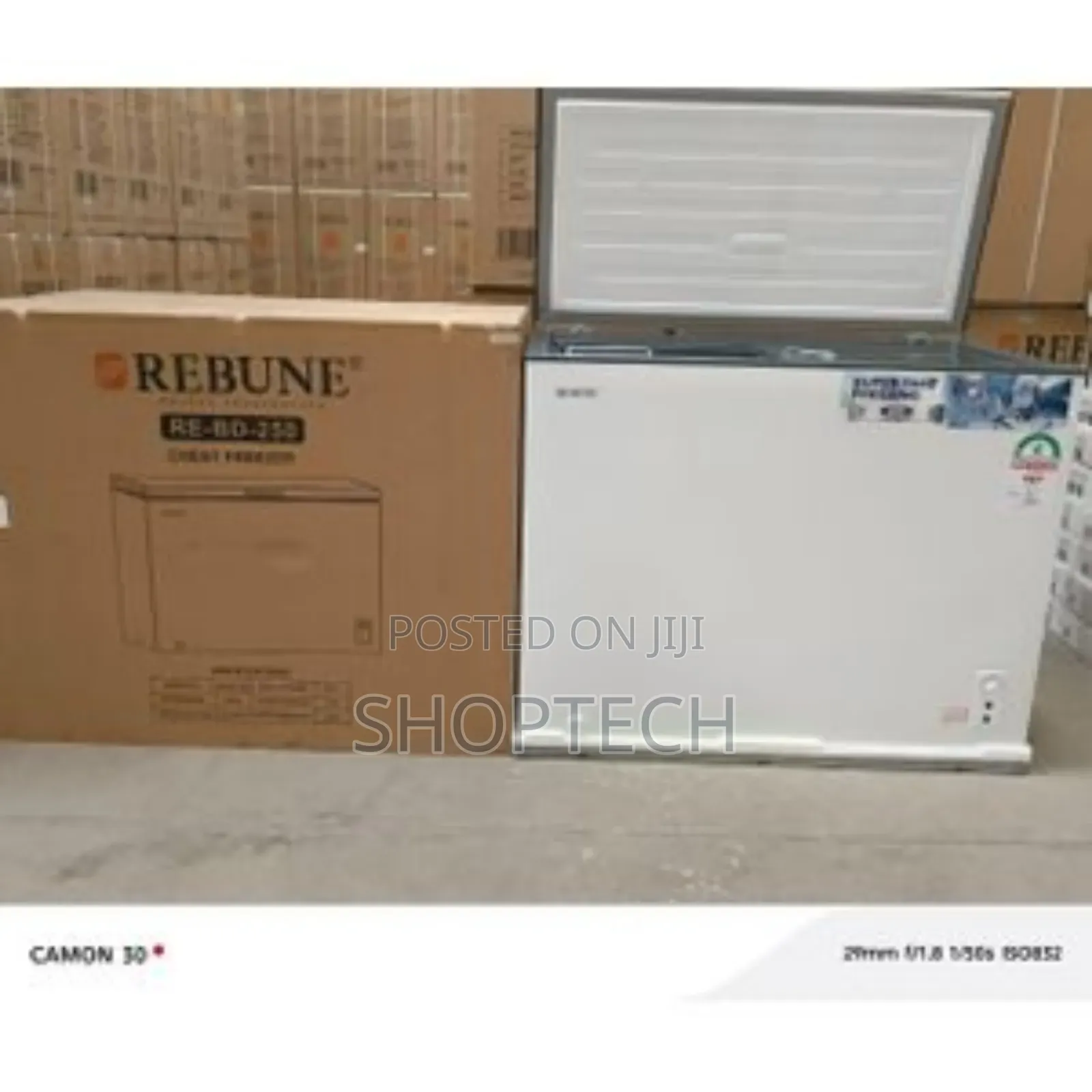 Rebune 250l Deep Freezer