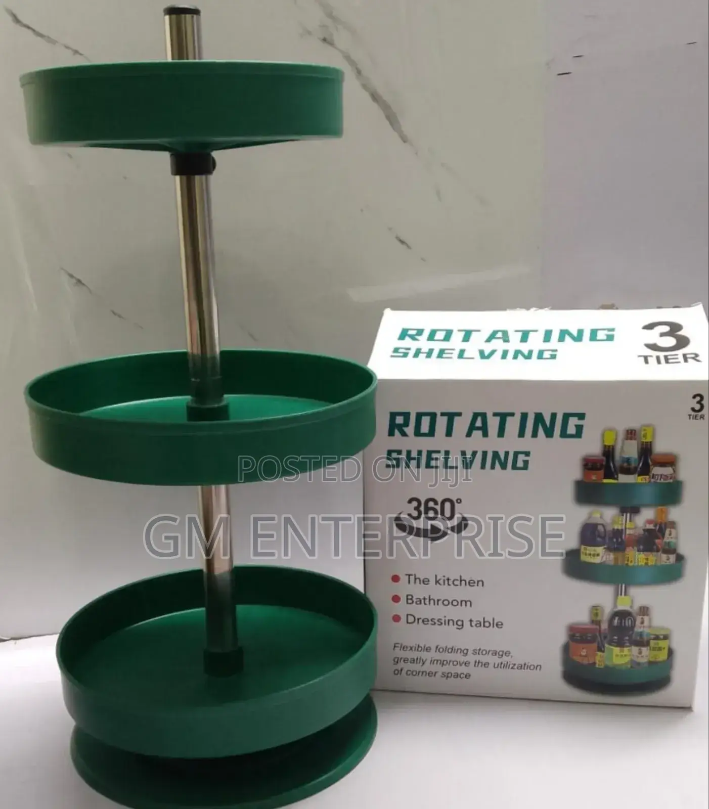3 Tier Rotating Shelving