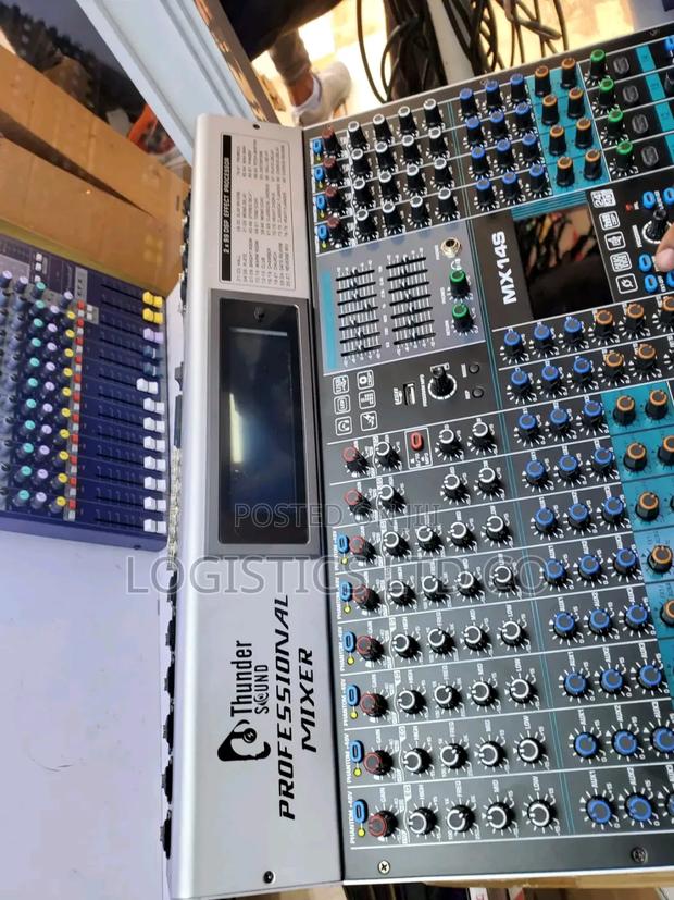 Thunder Sound Mx14s 14 Channels Professional Mixer - thumbnail 2