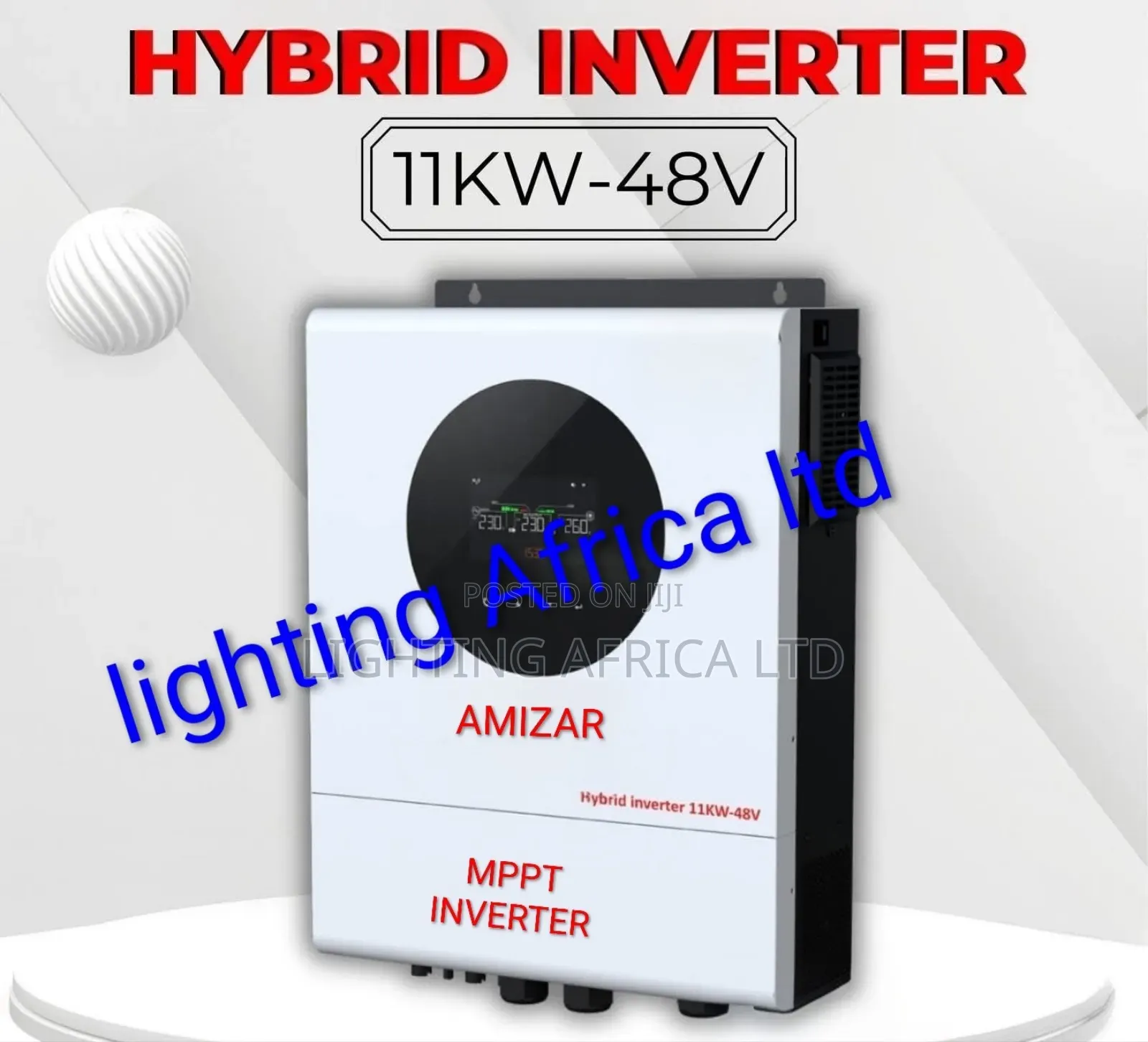 11.77kw - 48v Amizar Hybrid MPPT Solar Inverter