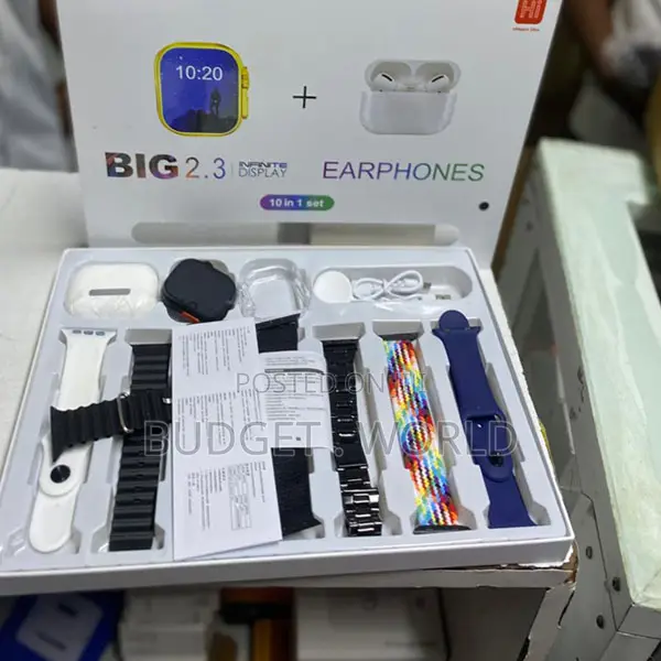 Stylish 10--1 Ultimate Pack With Premium Earbud Case Wireless Charger