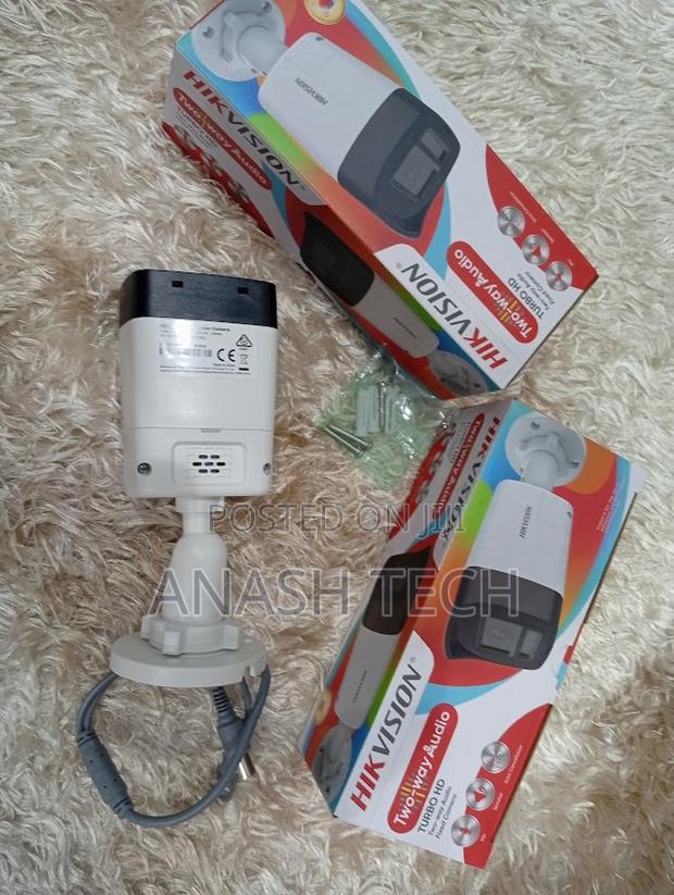 Wired Outdoor Bullet Two-Way Audio CCTV Camera 2mp With Siren
