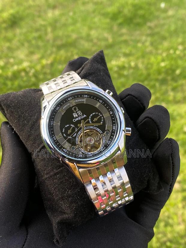 Silver Omega Automatic Watch - main view