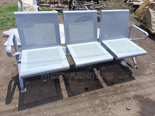 Heavy Duty 3seater Metal Waiting Chair