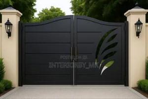 Modern Home Swing Gate | Smooth Finish | Custom Sizes