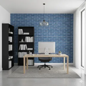 Elevate Your Décor With Blue Brick 0.45×10m Peel Stick
