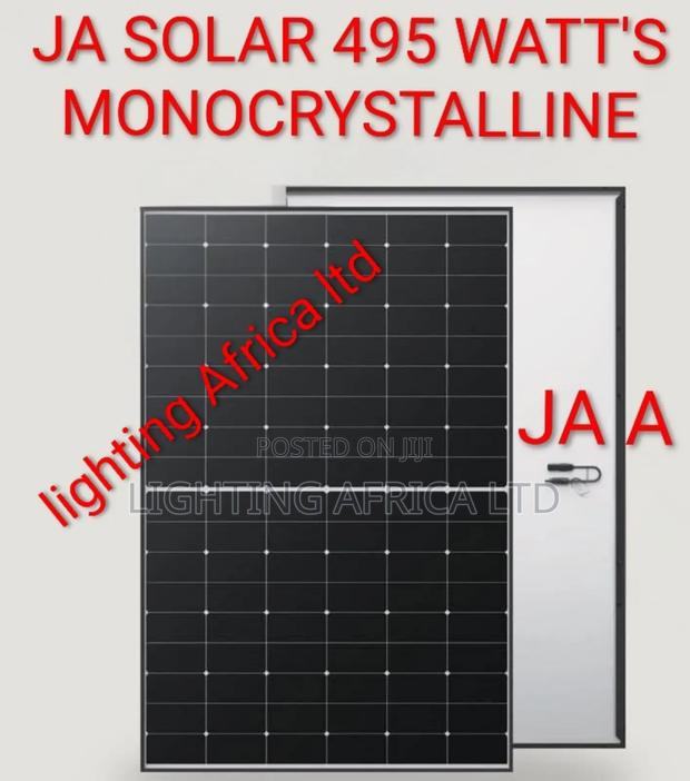 Ja 495 Watts - 36v Monocrystalline All Weather Solar Panel - main view
