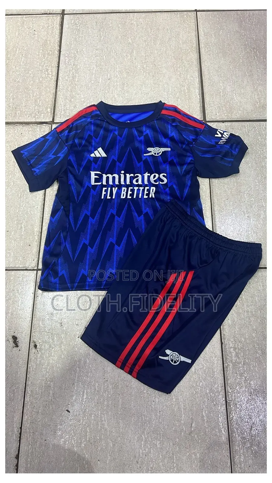 Arsenal Away Kids Jersey 25/26.(Blue)