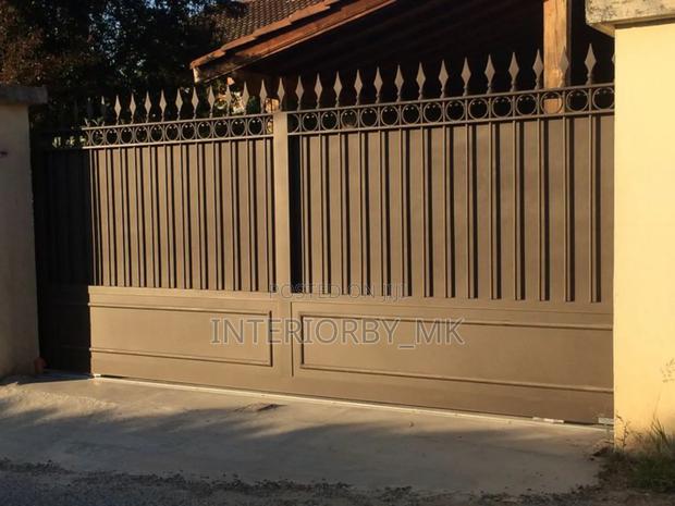 Classic Black Swing Gate | Durable Rust Protected - main view