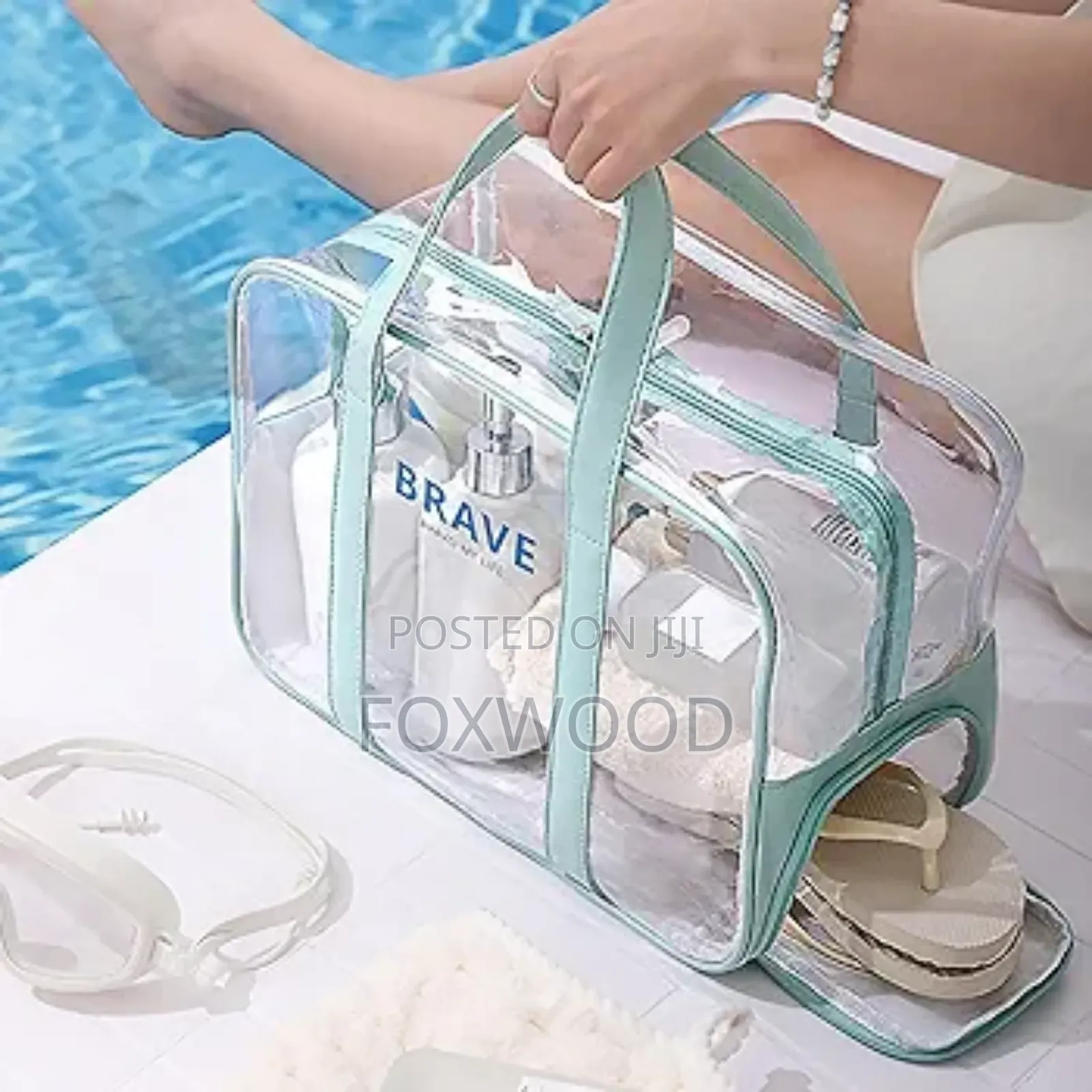 Large Capacity Wet Bag /Swimming Bag With Slippers Compartment