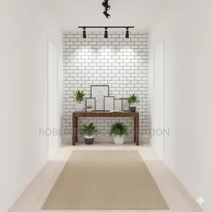 Redesign Corners With White Brick Wallpaper 0.45×10m