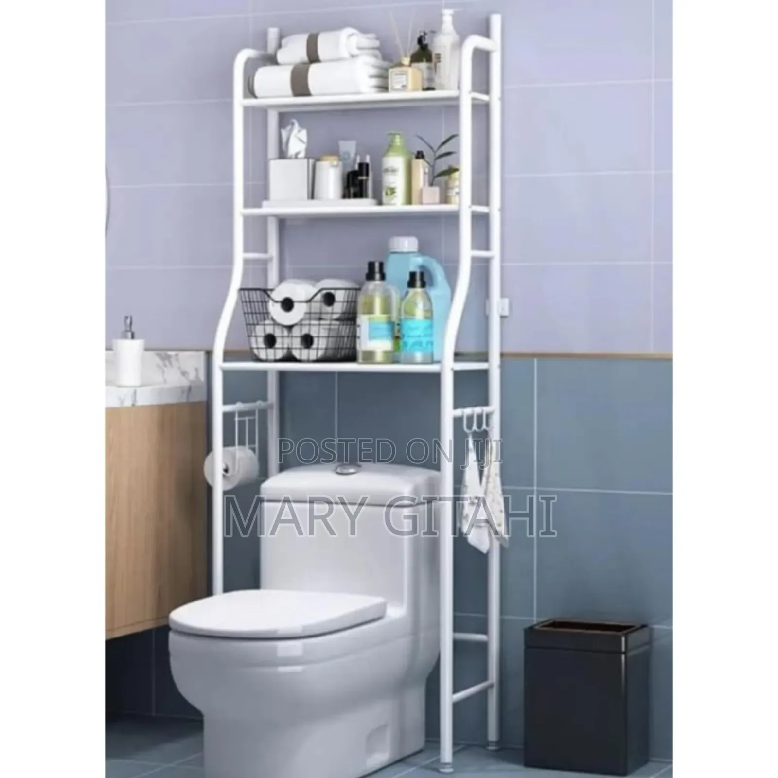 White Strong Toilet Rack at 