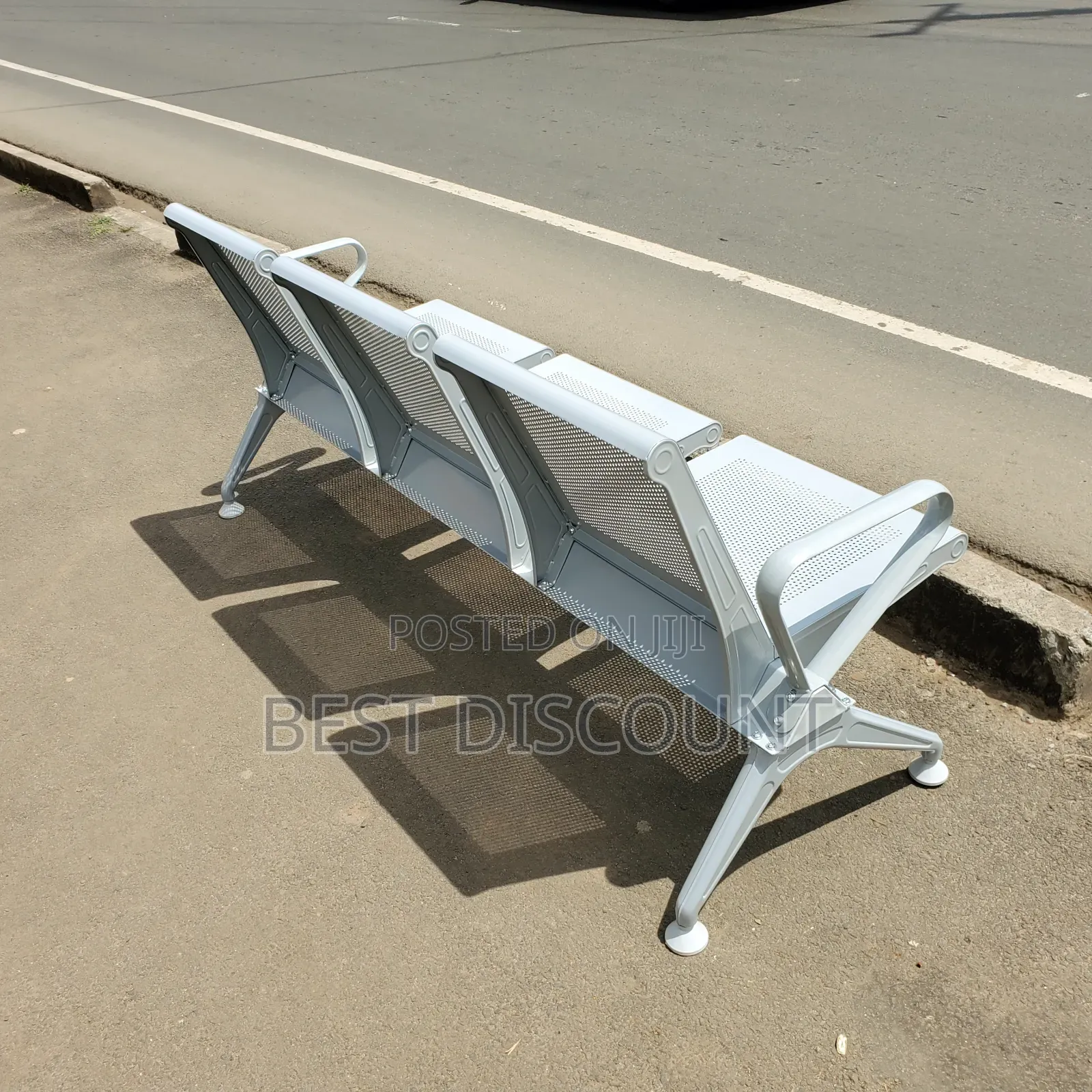 Durable 3- Seater Metal Waiting Chairs