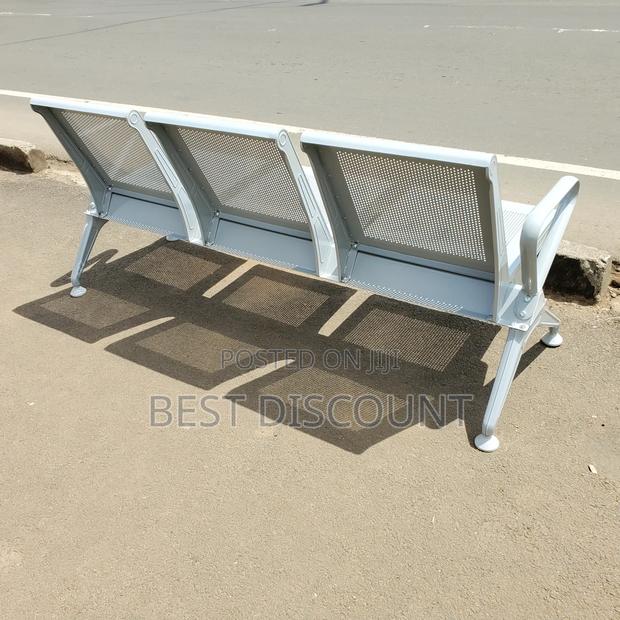 Modern 3 - Seater Heavy Duty Waiting Bench - thumbnail 2